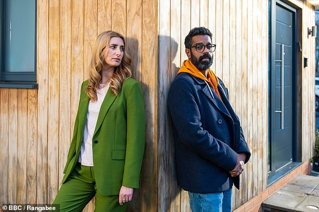 The star has now revealed that his hit show Avoidance, which first broadcast in June 2022, will sadly not be returning for a series three (pictured with Jessica Knappett on the show)