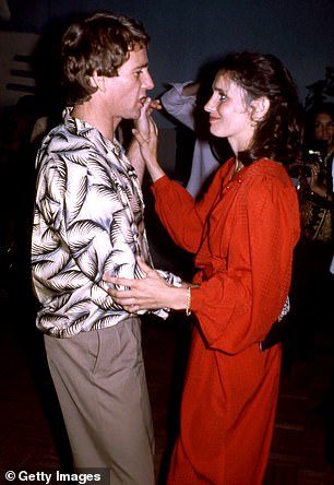 Margaret was seen cozying up to a slew of famous heartthrobs including actor Ryan O'Neal (seen) and tennis player Bjorn Borg