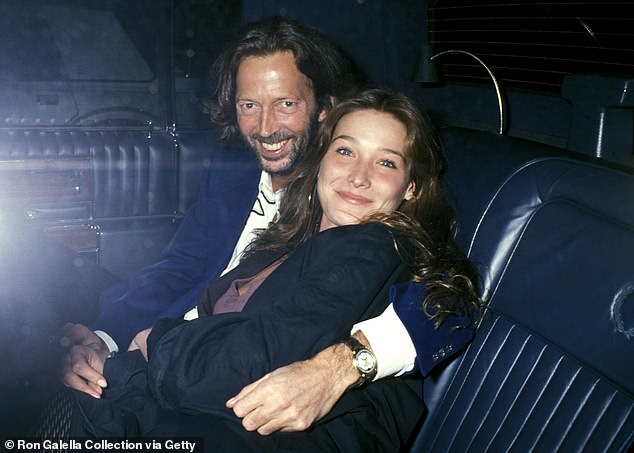 Bruni liked to style herself as a ¿tamer of men¿ and of whom it was said she¿d had 30 lovers before marrying Sarkozy, among them famously, Mick Jagger and Eric Clapton (pictured)