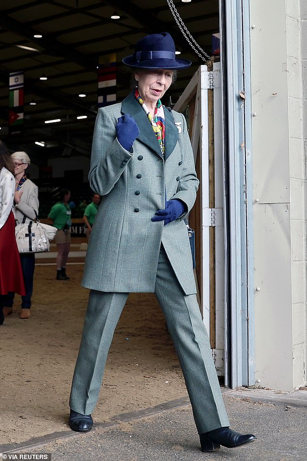 Princess Anne , 73, who had a bruise under her left eye, was speaking as she returned to work with a visit to the Riding for the Disabled Association (RDA) National Championships at Hartpury University and Hartpury College