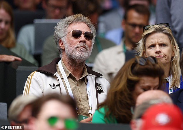 With messy grey hair, an unkempt bushy beard, and an untucked shirt, baggy trousers and trainers, the screen star looks drastically different from his usual buzz cut hairstyle and clean shaven appearance