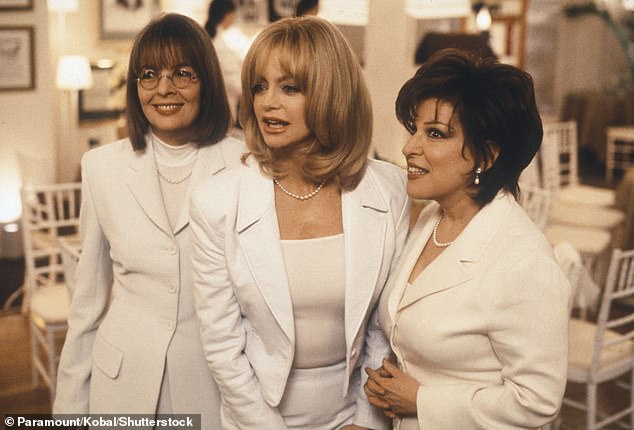 Midler said she would like to reunite for a project with her First Wives Club co-stars Goldie Hawn and Diane Keaton. 'I love both those girls. I think they¿re tremendous'