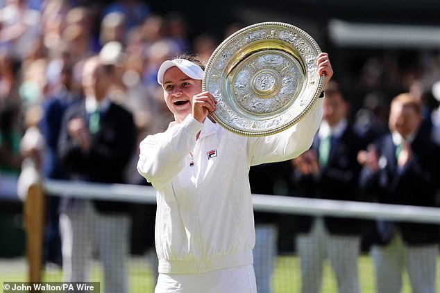 Barbara Krejcikova put in an impressive display to win the Wimbledon women's singles title