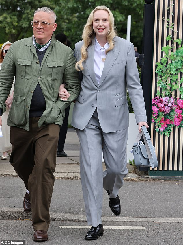 The actress, who previously received her first Primetime Emmy Award nomination for Outstanding Supporting Actress, looked incredible as she cut a stylish figure in a grey suit