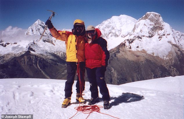 The body of Erskine (left) was found shortly after the avalanche, but Richardson's is still missing