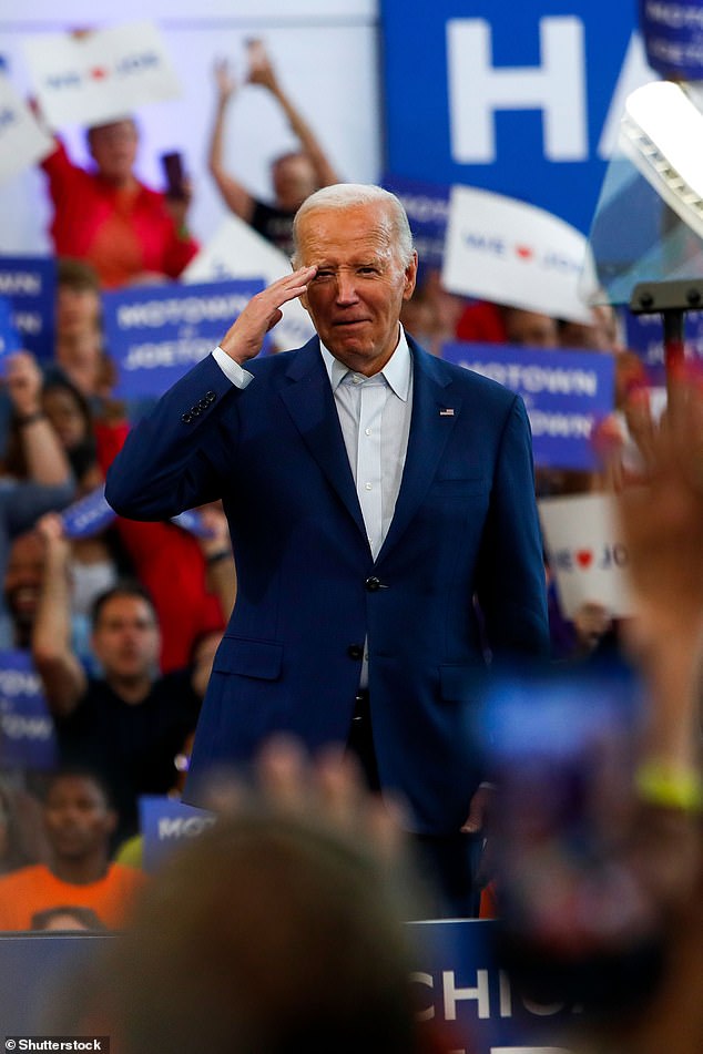 It is older voters who most back Biden on the back of issues such as Medicare and social security, as well as greater sympathy over his age-related controversies