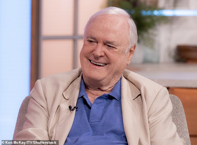 Fellow actor John Cleese (pictured) said: 'All these games are decided by random moments of luck. I hope we're really lucky today. These guys deserve it'