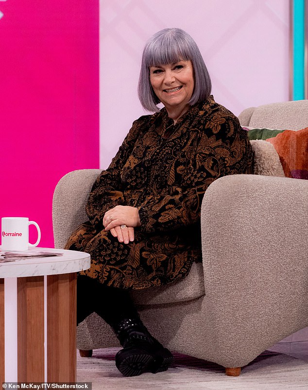 Dawn French has revealed that she has a giant painting of herself naked and boasting 'magnificent', larger-than-life breasts hanging on her bedroom wal