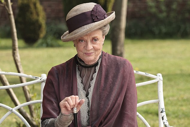 Downton Abbey producers are hoping to capitalise on the Dowager Countess of Grantham's popularity with a prequel series focusing on her racy love life. Pictured: Dame Maggie Smith who plays Lady violet Crawley