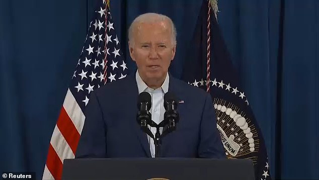 President Joe Biden addresses the shooting at a Donald Trump campaign rally