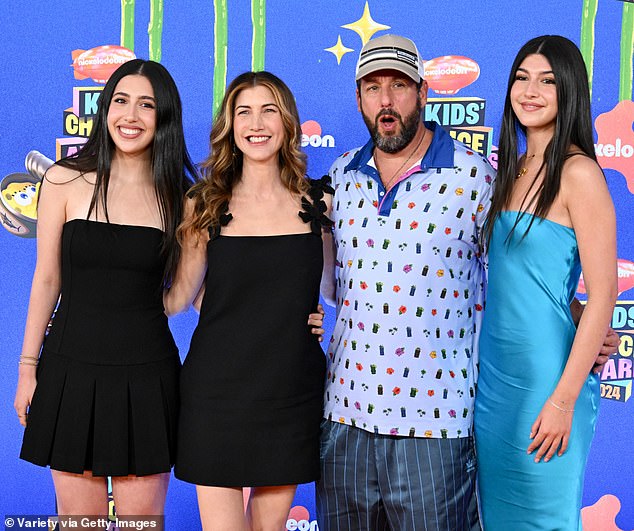 The family flashed their big smiles on the red carpet