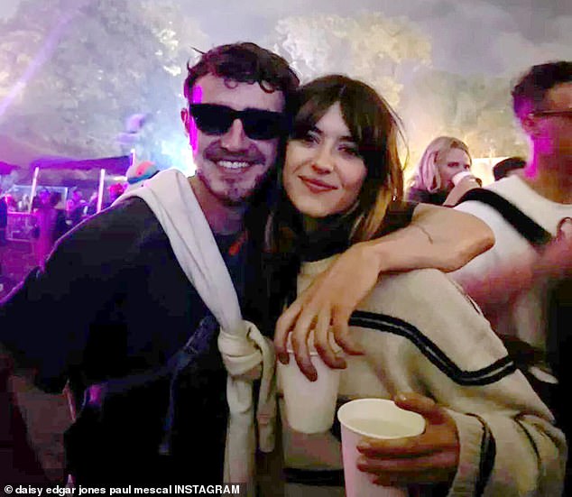 The actress remains close friends with Mescal, whose own career has gone from strength to strength following Normal People. (pictured together at Glastonbury Festival last month)