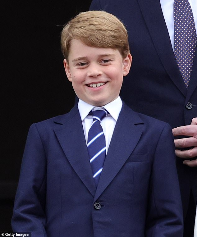 It comes after Prince William revealed that the young royal likes listening to Led Zeppelin and AC/DC (pictured: George in 2022)