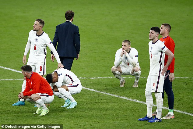 Kane said a lot of the England team were 'heartbroken' after losing on penalties in the final of Euro 2020 at Wembley