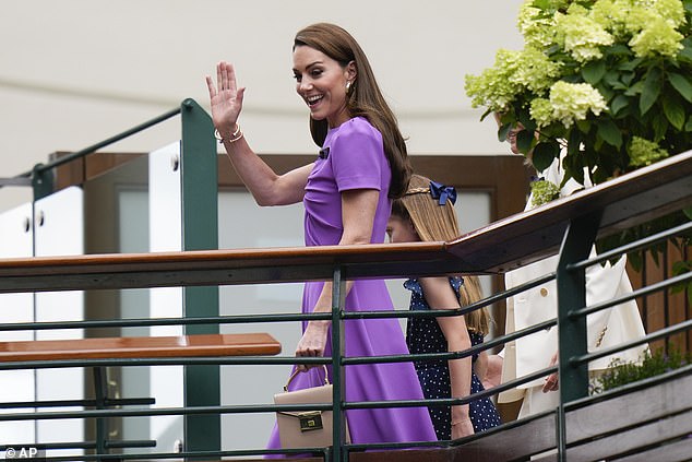 Kate, 42, has stepped away from public royal duties while undergoing cancer treatment