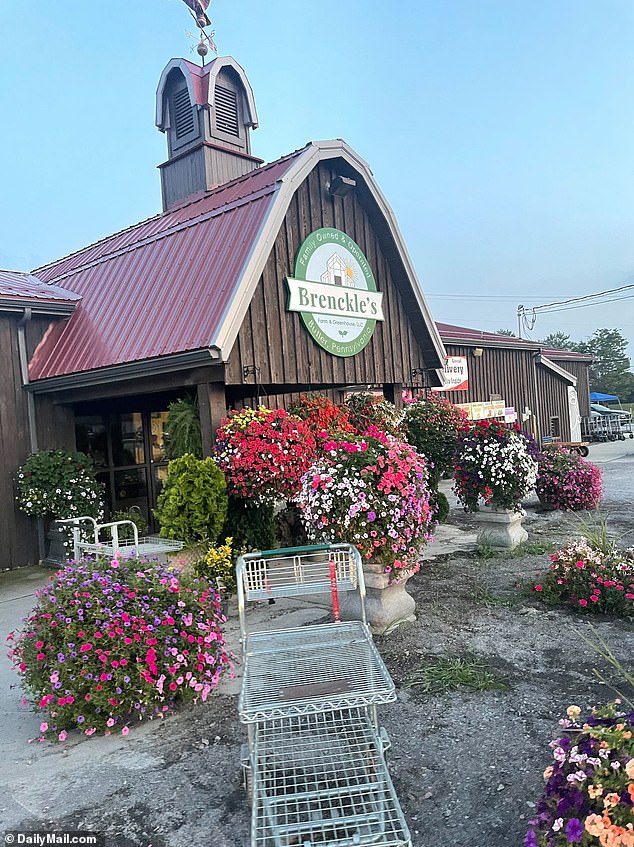 Greg Smith, owner of Brenckle's Farms & Greenhouses, had set up a private party for his family on his property