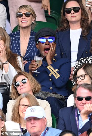 Robin Wright and Grace Jones were also in attendance in the Royal Box