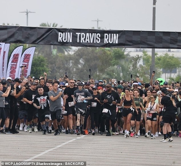 Barker (M, pictured July 6) will host his second run and wellness experience Run Travis Run 5K at Citi Field in Queens, NY on July 21 at 9am, and tickets range between $77.59-$494.90