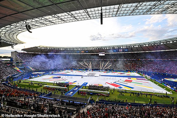 Mandatory Credit: Photo by Hollandse Hoogte/Shutterstock (14586296ai) BERLIN - Overview of the stadium during the UEFA EURO 2024 Final match between Spain and England at the Olympiastadion on July 14, 2024 in Berlin, Germany. Spain v England, UEFA EURO 2024 FINAL - 14 Jul 2024