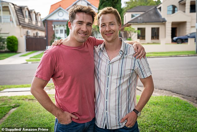 He most recently reunited with his Packed the the Rafters castmates for the spinoff Back to the Rathers, which aired in 2021. Pictured with Hugh Sheridan (left)