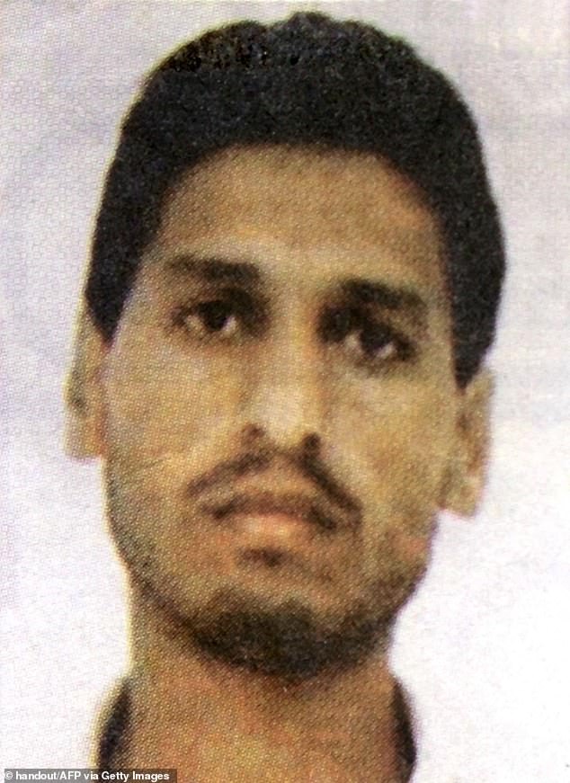 Israel carried out the airstrike on a compound they believed to be where Deif (pictured), who is considered to be one of the masterminds behind the October 7 attack, was hiding on Saturday