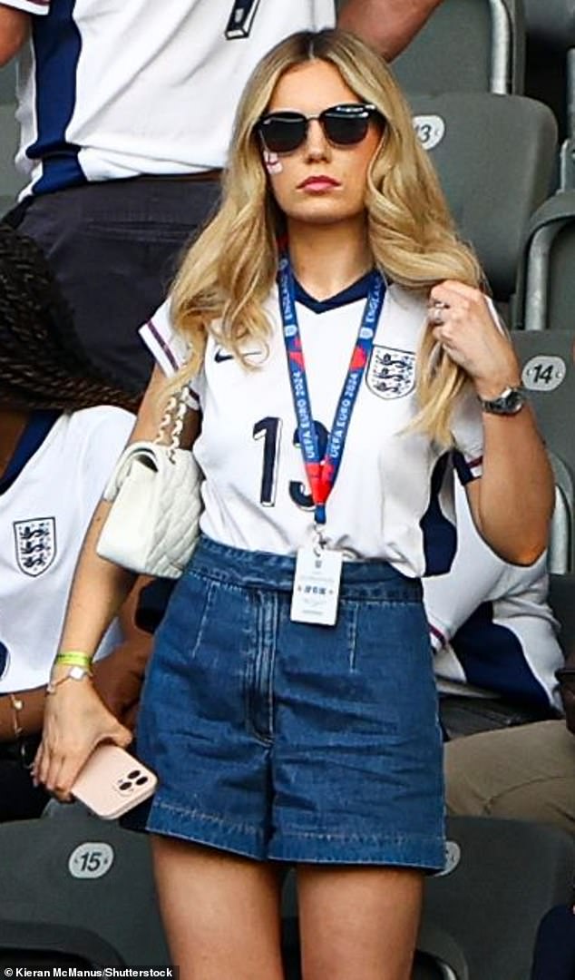 Aaron Ramsdale's wife Georgina went all out with facepaint and an England top