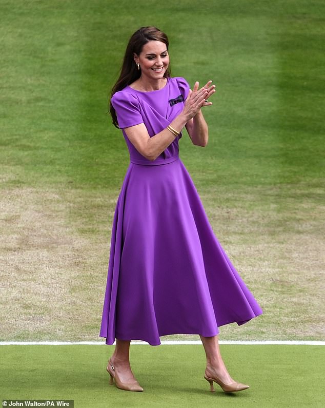 Making only her second public appearance since her cancer diagnosis, the Princess of Wales received a standing ovation as she took her seat at Wimbledon for the men's singles final