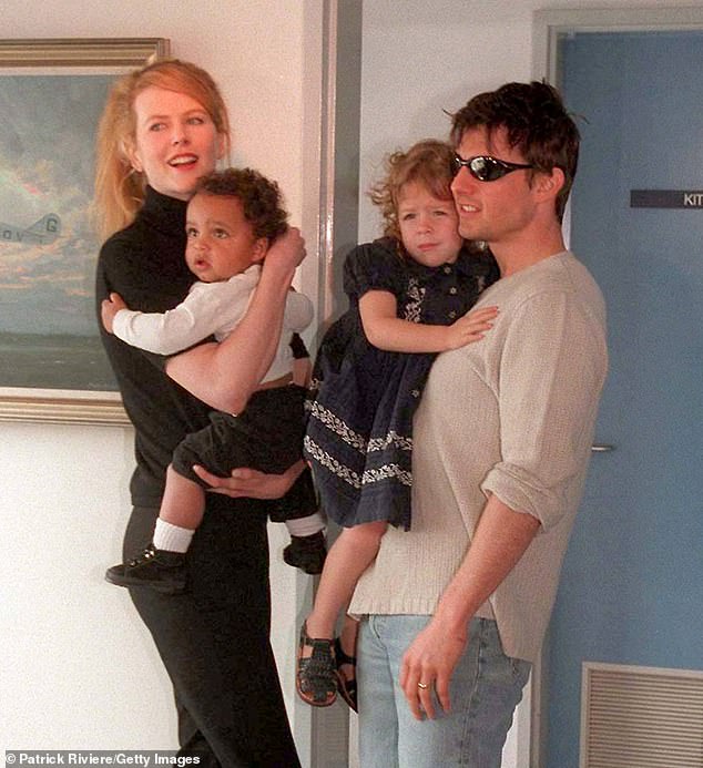 The four-time Oscar nominee also adopted 29-year-old son Connor Antony Cruise during his decade-long marriage to ex-wife #2 Nicole Kidman, which ended in 2001 (pictured in 1996)