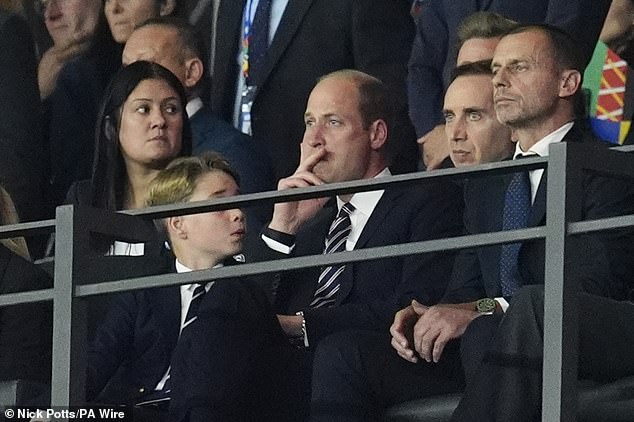 Prince William looked downcast as England narrowly missed out on their Euros dream in Berlin