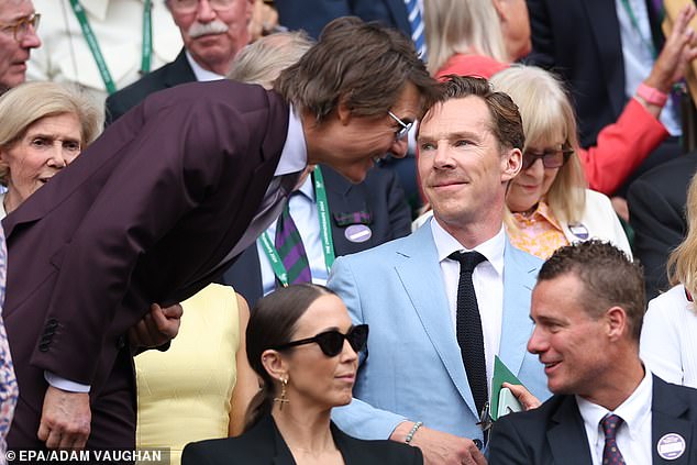 Last month, Cumberbatch began filming his role as Theo in Jay Roach's upcoming satirical dramedy The Roses alongside Olivia Colman, Kate McKinnon, and Andy Samberg