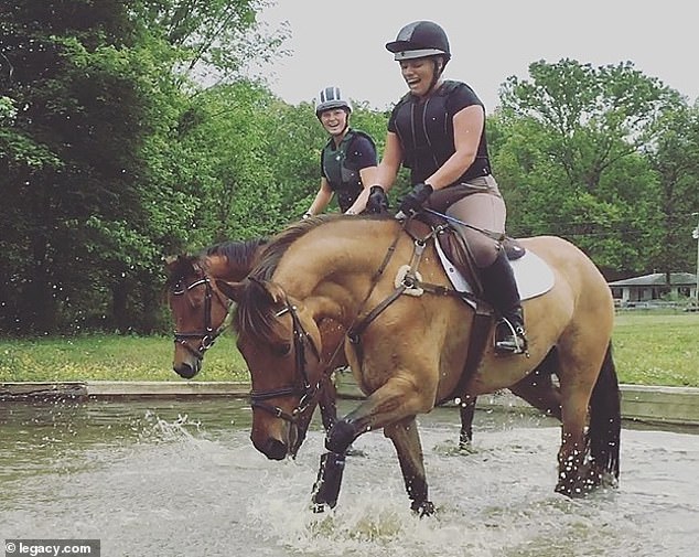 Betz, seen right,  liked to ride horses and loved the outdoors