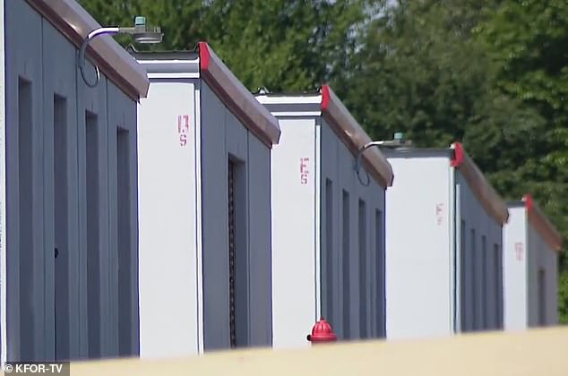 Betz was discovered in this storage facility in Edmund just outside downtown Oklahoma City