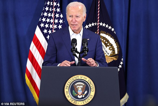 President Biden said at a press conference that there is 'no place in America for this kind of violence'