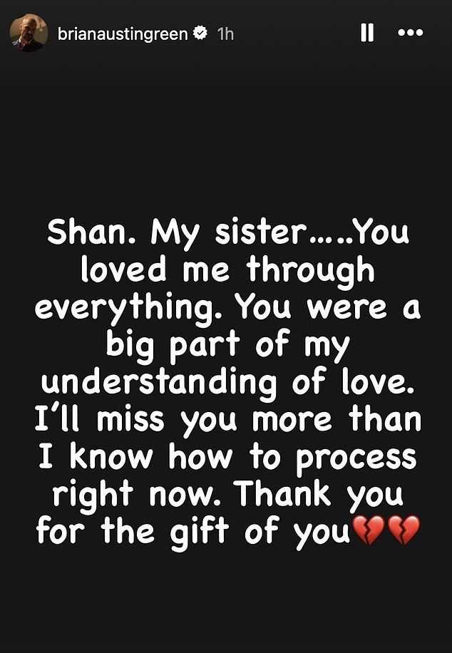 The actor, who portrayed David Silver on the Fox 90s hit, took to Instagram Stories with a message following the news of Doherty's passing