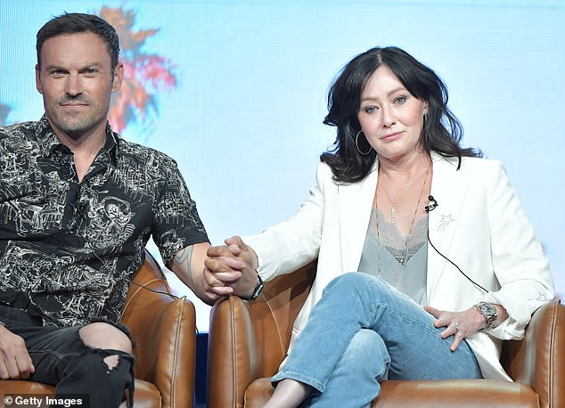 Green and Doherty promoted BH90210 in Beverly Hills, California in August of 2019