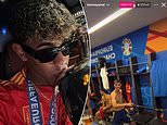 Lamine Yamal makes post-match gaffe by showing his Spain team-mates naked on Instagram as the 17-year-old star streams post-match celebrations after Euro 2024 triumph over England