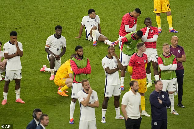 England suffered their second consecutive European Championship final defeat on Sunday