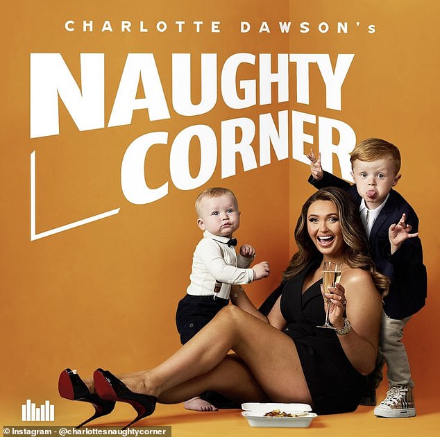 The former Ex On The Beach star released the first two episodes of her brand-new podcast Charlotte Dawson's Naughty Corner