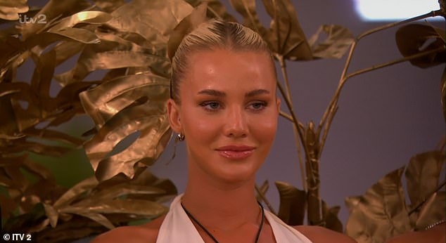 The former TOWIE star was coupled up with Samantha from his arrival until his ex-girlfriend Grace (pictured in a recent episode) turned up as one of the series' first bombshells