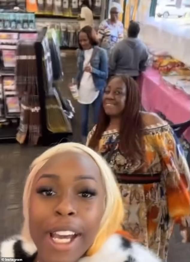 Just before the fatal incident, Green shared clips to her 20,000 Instagram followers as she gave fans an animated tour of the store