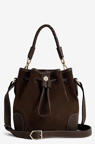 Bibury bucket bag, £295, fairfaxandfavor.com