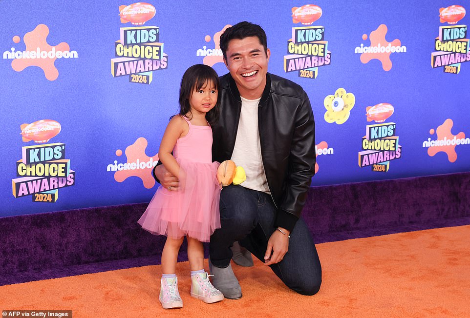 Henry Golding was also spotted at the event, and brought along a special guest: his daughter Lyla Golding