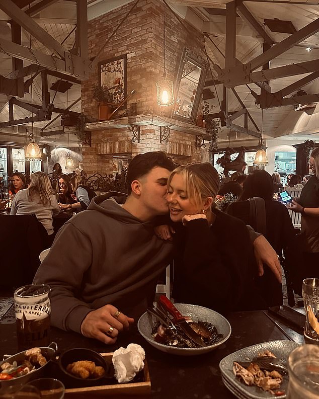 Charlotte claimed Harry, 23, ghosted her after she announced that his pal Conor had fathered her 'miracle' baby (Harry pictured with his girlfriend Anna Maynard)