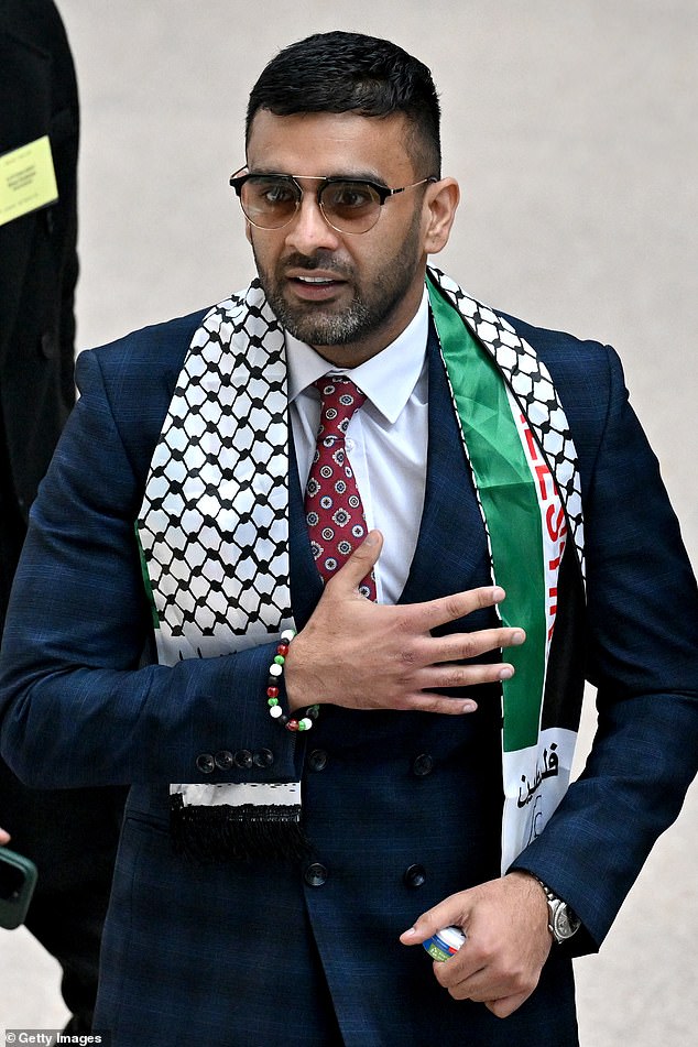 Lawyer Akhmed Yakoob pictured at the count for the West Midlands Mayoral Election in May where he stood as a pro-Gaza independent candidate