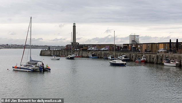 Jack's stepfather Dave said the jump from the Stone Pier (pictured) was three or four metres high but if Jack had landed a quarter rotation one way or the other he would probably have been fine