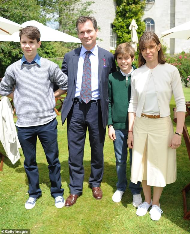 Sam pictured left with his family at the Goodwood Festival of Speed in Chichester in 2012