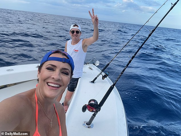 Bikini-clad Kari Lake swaps Mar-a-Lago for the Bahamas for vacation with her family