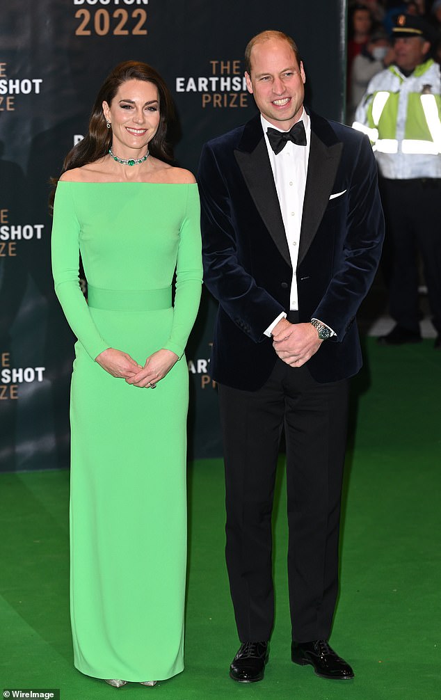 Prince William and Kate at the Earthshot Prize in Boston in December 2022