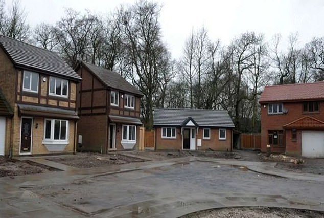 The set where Brookside was filmed was a real cul-de-sac and was sold at auction by Mersey Television in 2008 after lying vacant for years (pictured in 2011)