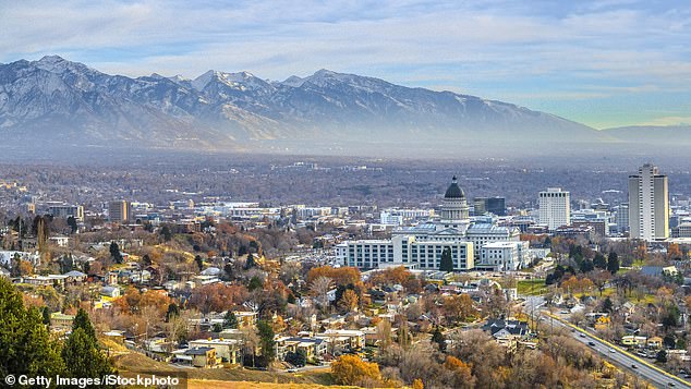 Hillary told the financial experts that she has no debt other than a $140,000 mortgage on her home, and that she recently paid for her master's degree in cash, but still feels like she's missing out on the expensive adventures her friends go on. (pictured: Downtown Salt Lake City)